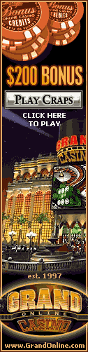Play craps at Grand Online today!